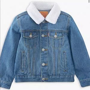 Levi’s, BIG BOYS SHERPA TRUCKER JACKET